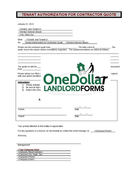 C11-Tenant Authorization for Contractor Quote-001